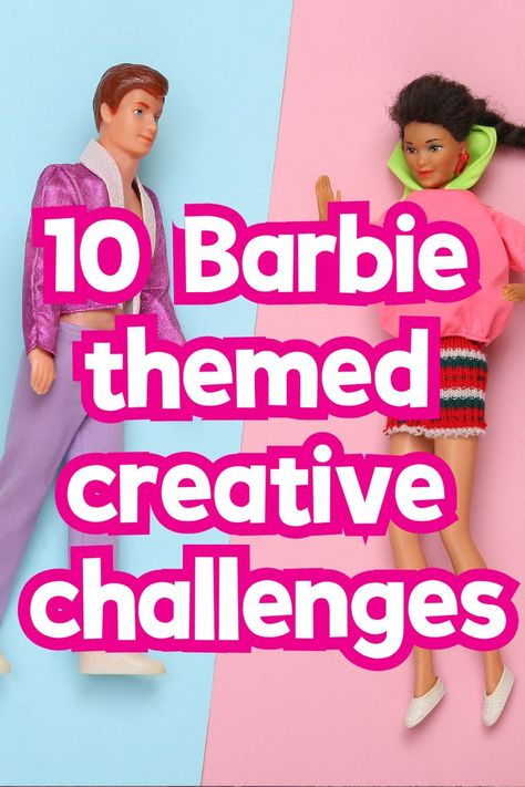 10 Barbie themed creative challenges Low Carb Recipes, Inspiration, Barbie, Barbie Games, Barbie Games To Play, Barbie Game, Play Barbie, Barbie Kids, Barbie Party Games