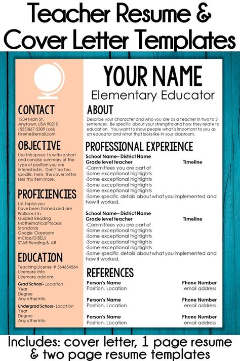 How To Land that Teaching Position | Tales from Outside the Classroom College Teaching, Pre K, Teacher Resume Examples, Elementary Teacher Resume, Teacher Resume, Teacher Resume Template, Education Resume, Teacher Resumes, Teaching Interview