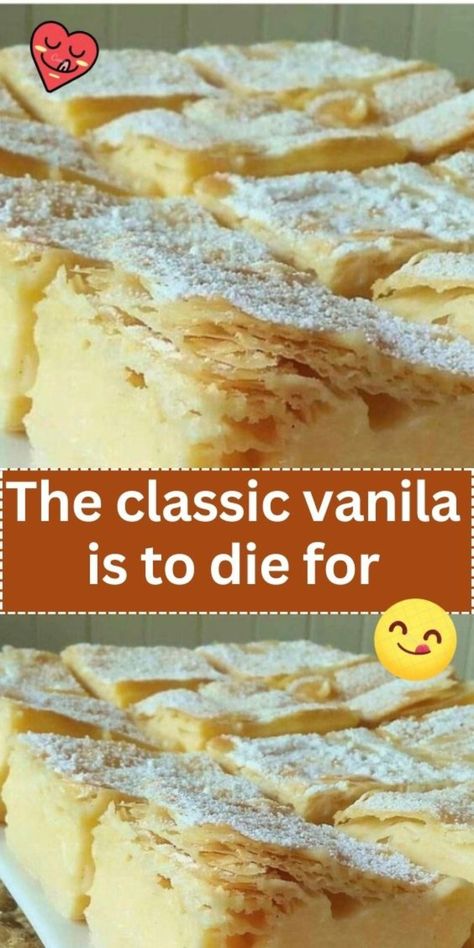 Brunch, Pie, Recipe For Pastry Cream, Vanilla Slice Recipe, Vanilla Sauce, Pastry Cream Desserts, Butter Pastry, Pastry Cream, Vanilla Custard Recipe