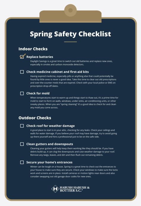 Spring Safety Checklist for the Home #SafetyChecklist