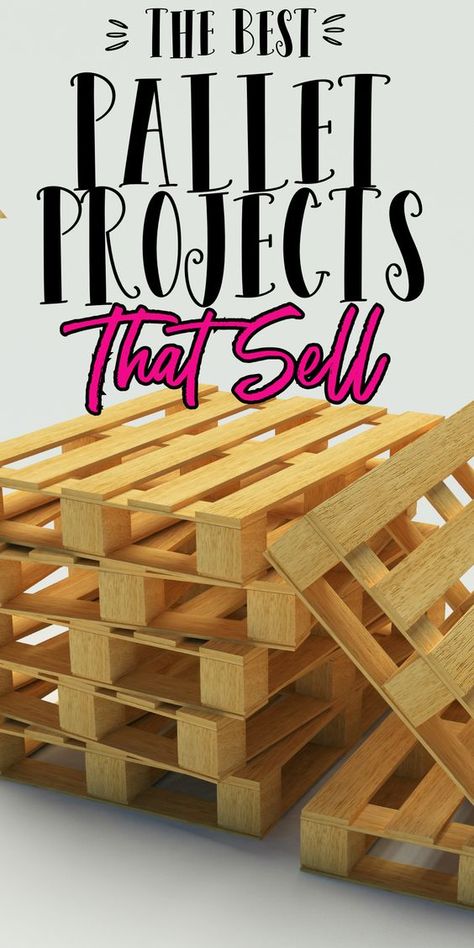 Check out these easy pallet projects that sell. YOu can easily make these fun pallet crafts quickly and easily! Get creative with these fun DIY craft ideas! Diy Wood Pallet Projects, Diy Pallet Furniture, Easy Woodworking Projects, Easy Pallet Projects, Woodworking Projects That Sell, Diy Woodworking, Pallet Crafts, Wood Projects That Sell, Diy Pallet Projects