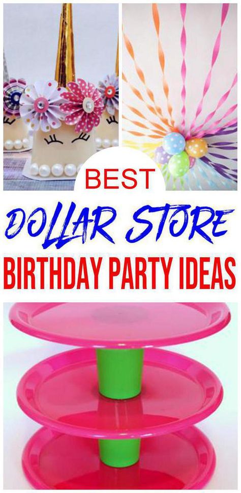 Dollar Store birthday party ideas. Easy & cute DIY Dollar Tree hacks for the BEST birthday party ideas - decorations, cupcake stands, party favors & more. Great ideas that are budget friendly, cheap & amazingly adorable. Check out the BEST Dollar Store hacks for birthday party ideas boys & girls will love. #hacks #dollarstore Party Favours, Amigurumi Patterns, Ideas, Diy, Cupcakes, Party Favors For Kids Birthday, Birthday Party Hacks, Diy Party Favors, Diy Birthday Party