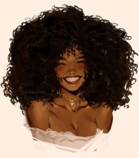 Character Art, Girl Drawing, Afro, Girl Cartoon, Afro Girl, Female Art, Black Girl Art, Girls Cartoon Art, Afro Art