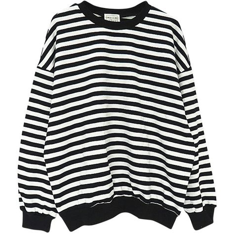 Black Stripe Drop Shoulder Long Sleeve Sweatshirt Soft-touch sweatRound necklineRibbed trimRegular fit - true to sizeMachine washStretchable Material80%Polyest… Tops, Outfits, Jumpers, Clothing, Grunge, Striped Sweatshirts, Dropped Shoulder Sweatshirt, Black Striped Shirt, Sweaters