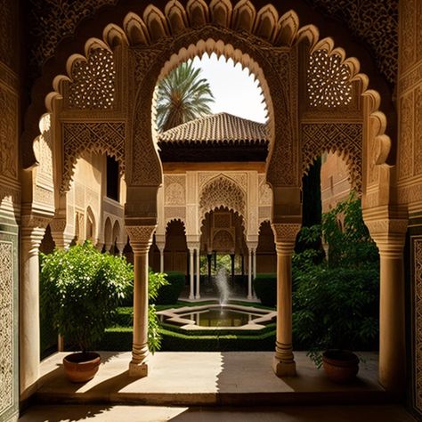 Art, Inspiration, Malaga, Architecture, Styl, Ulcinj, Traditional Architecture, Arabesque, Arabic Garden
