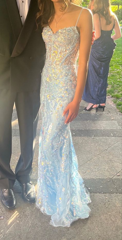 Outfits, Light Blue Prom Dress Long, Sequin Prom Dress, Prom Dresses Light Pink, Light Blue Prom Dress, Sherri Hill Prom Dresses, Light Blue Formal Dress, Light Blue Prom Dresses, Prom Dresses Long Blue