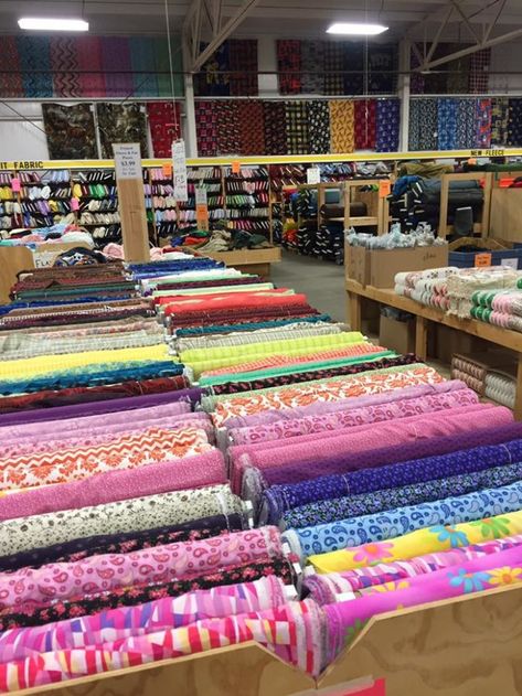Zinnck's Fabric Outlet truly is a sewing enthusiast's paradise. Grab your fellow crafters and make a day trip out of it. Sewing Techniques, Quilts, Sewing Projects, Patchwork, Sewing Fabric, Sewing Fabrics, Sewing Enthusiasts, Sewing Projects For Beginners, Sewing Crafts