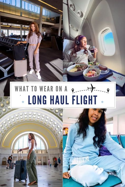 To keep yourself stylish and comfortable, follow these tips and picks on what to wear for a long haul flight. Travel Outfits, Outfits, Cambridge, Vacation Ideas, Ideas, Travel Outfit Plane Long Flights, Travel Outfit Long Flights, Long Flight Travel Outfit, Travel Outfit Plane