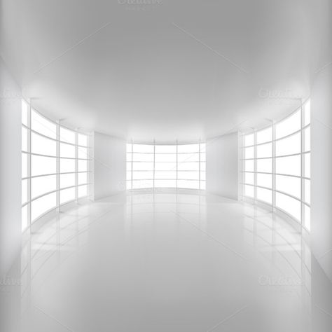 White Rounded Room by AndriiStore on Creative Market Ideas, Design, 2d, Art, White Studio Background, Studio Room, White Room, White Rooms, Lights Background