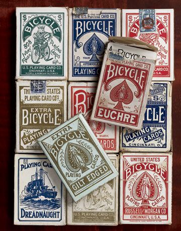 vintage bicycle card boxes Play, Vintage, Card Games, Vintage Bicycles, Vintage Playing Cards, Poker Cards, Playing Card Box, Playing Cards Design, Playing Cards