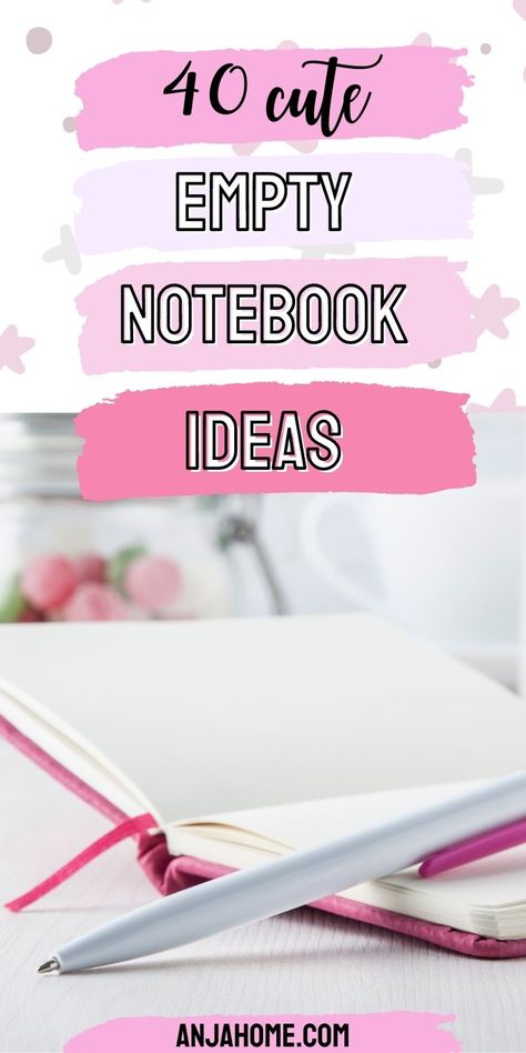 cute empty notebook ideas Meditation, Journal Notebook, Notebook Ideas, Journal Diary, Small Journal, Journals & Planners, Blank Notebook Ideas, Diy Journal Books, Diary Ideas