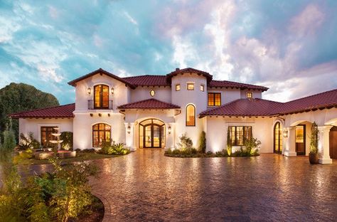 19 Astounding Luxury Mediterranean House Designs Youll Want To Live In Farmhouse Exterior Design, Mediterranean Farmhouse Exterior, Rustic Mediterranean Farmhouse, Farmhouse Exterior, Mediterranean Homes Exterior, Rustic Mediterranean, Mediterranean Home Decor, Mediterranean House Designs, Mediterranean Style Homes