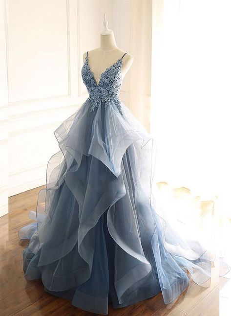 Ball Gowns, Gowns, Ruffle Prom Dress, Lace Prom Dress, Prom Dresses Lace, Prom Dresses Long Lace, Lace Evening Dresses, Prom Dresses Long, Prom Gown