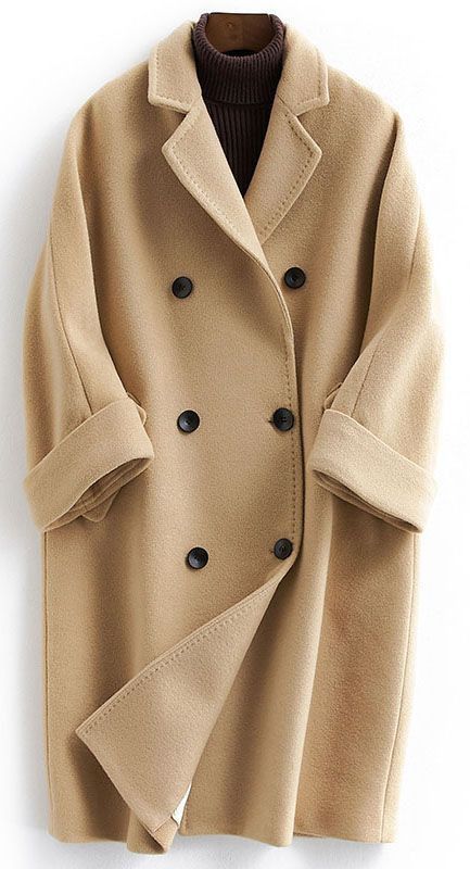 Tops, Jackets, Clothes, Casual, Coat, Woolen Coat, Coats For Women, Long Coat, Jackets For Women