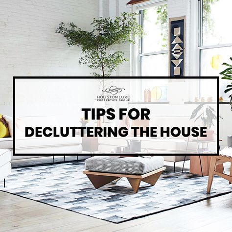 TIPS FOR DECLUTTERING THE HOUSE...we all need these after the holidays! 1) Make A Decluttering Plan - Before you get started, make a plan 2) Box The Items- As you go through the rooms and spaces in your house, you will need a system for sorting the items you find. 3) Get Rid of The Items - Recycle, Donate or Sell the items that are not in use. . . #houstonluxeproperties #seller #realestatehouston #houstonrealestate #realestate #buyer #seller #sales #homeworth #sellermarket #newhome #houston Home Décor, Home, Declutter Your Home, Household Hacks, Organizing Your Home, Declutter Your Life, Cleaning Household, Cleaning Hacks, Household