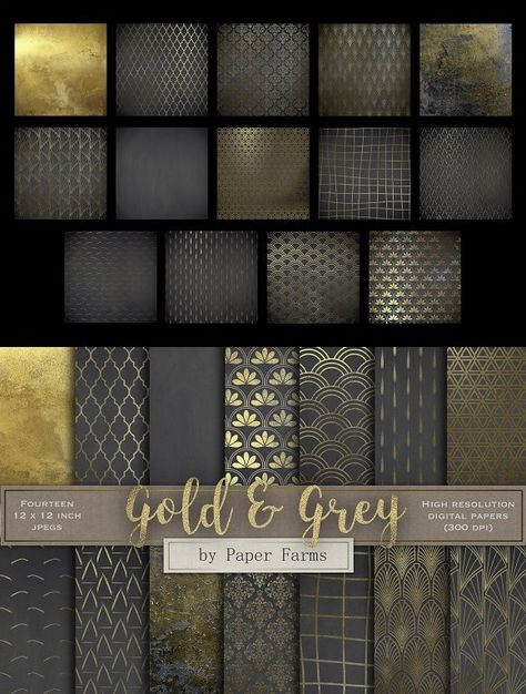 Gold and grey patterns Decoration, Design, Gold Geometric Pattern, Gold Color Palettes, Gold Geometric, Colour Board, Gold, Colour, Colour Schemes