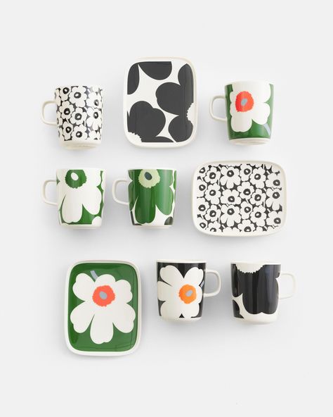 Mugs, Thailand, Floral, Design, Marimekko, Creative, Anniversary, Beautiful Patterns, Marimekko Unikko