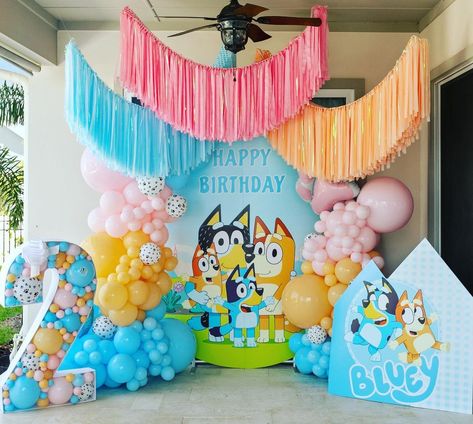 Whether you're still searching for unique birthday party themes, or have already decided that you're planning the *best ever* Bluey birthday party, this *freaking adorable* collection of Bluey party ideas will have you ridiculously excited and feeling totally inspired! From Bluey birthday cakes, cookies, food ideas, decor and so much more, these are the best Bluey birthday parties around! (One of the best toddler birthday themes for 2023). Barbie, Decoration, Diy, 4th Birthday Parties, Kids Birthday Party, 2nd Birthday Party Themes, Kids Birthday Themes, 3rd Birthday Parties, 6th Birthday Parties