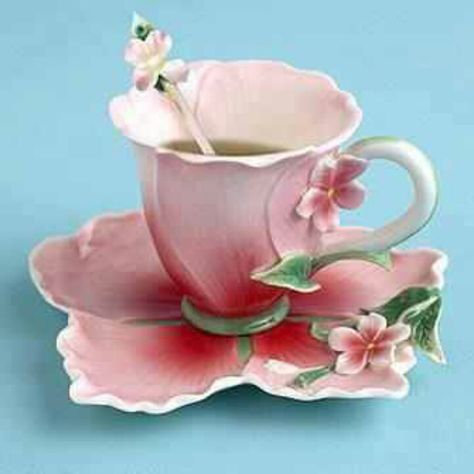 . Vintage, Mugs, Pink, Tea Cup Saucer, Teapots And Cups, Tea Cups, Tea Pots, Tea Cup, Tea Room