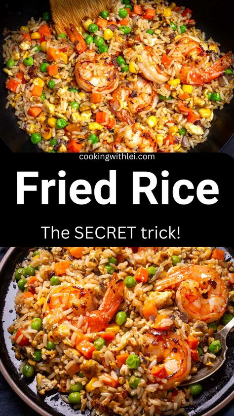 Stir Fry, China, World Cuisine, Ideas, Desserts, House Fried Rice Recipe, Stir Fried Rice Recipe, Stir Fry With Rice, Stir Fry Rice