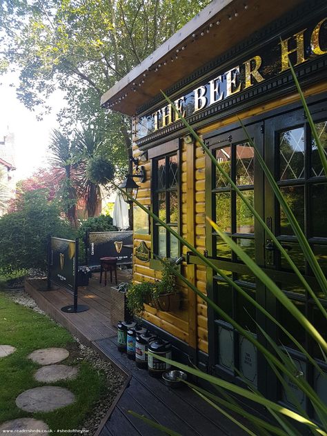 The Beer House, Pub/Entertainment, Lancashire #pubshed owned by Colin thwaytes | #shedoftheyear Popular, Instagram, Sheds, Shed Pub Ideas, Shed Pub Ideas Backyards, Pub Sheds, House Shed, Backyard Pub Shed, Shed Interiors
