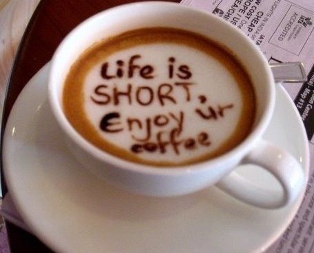 Coffee Latte Art by jaeki on DeviantArt Coffee Art, Humour, Quotes, Coffee Quotes, I Love Coffee, Life Is Short, Obsession, Coffee Break, Words