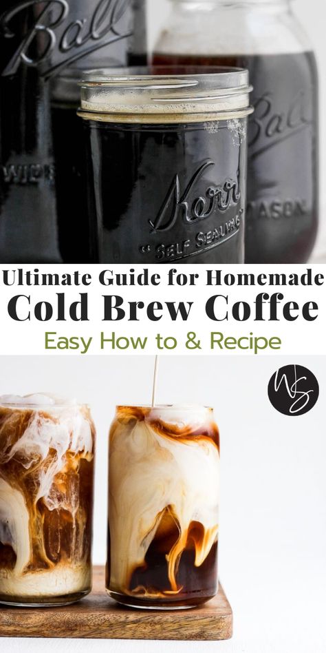 Smoothies, Desserts, Making Cold Brew Coffee, Diy Cold Brew Coffee, Homemade Cold Brew Coffee, Cold Brew Coffee Machine, Cold Brew Coffee Maker, Cold Brew Coffee Ratio, Best Cold Brew Coffee