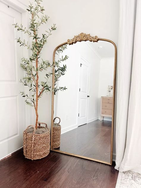 Full Length Mirror Placement, French Country Full Length Mirror, Mirror For Hallway, Large Floor Mirrors, Full Length Mirror Bedroom, Full Length Mirrors, Large Wall Mirrors, Entryway With Mirror, Tall Mirror Decor