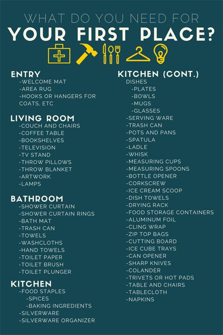New Apartment Checklist what you need  @aptsforrent Organisation, Diy Home Décor, Home Décor, Home Hacks, Home Staging, Apartment Hacks, Diy Home Decor, First Apartment Tips, Apartment Checklist