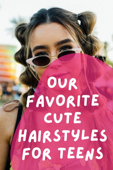 Easy Teenage Hairstyles, Cute Hairstyles For 10 Yo, Easy Teen Hairstyles, Cute Hairstyles For School, School Hairstyles For Teens, Cute Hairstyles For Short Hair For Teens, Pre Teen Hairstyles