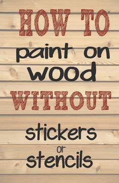 How to paint letters and words on wood without needing stencils or stickers.  Making those professional looking signs is much easier than you think.  Get the tutorial at www.CrazyDiyMom.com Wood Pallets, Diy, Wood Signs, Woodworking Projects, Painted Letters On Wood, Painted Letters, Painted Signs, Diy Wood Signs, Painting On Wood