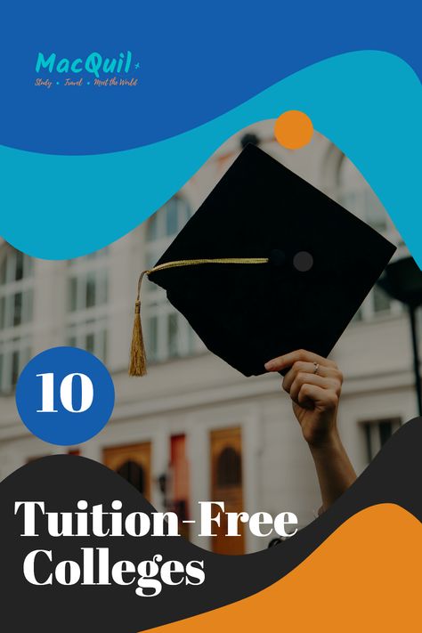 Imagine getting a top-notch education without incurring the burden of student debt! 💭 It's possible with our list of the top 10 tuition-free colleges in the United States. Discover where you can thrive academically and financially, and embark on a fulfilling career journey without the shackles of loan repayments. Read on to find the perfect college for you! College Planning, Free Tuition, College Admission, School Pay, College Prep, Free College, School Fees, Tuition, International Students