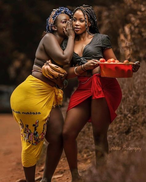 PIC OF THE DAY: DO WOMEN GOSSIP MORE THAN MEN? - The HotJem Beautiful African Women, African Beauty, African Women, Women, Beautiful Black Women, Ugandan, African People, Photoshoot