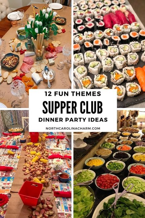 Hibiscus, Friends, Themed Dinner Party Ideas Friends, Themed Dinner Nights Party Ideas, Themed Dinner Parties, Fun Dinner Party Themes, Supper Club Theme, Dinner Party Themes, Party Food Themes