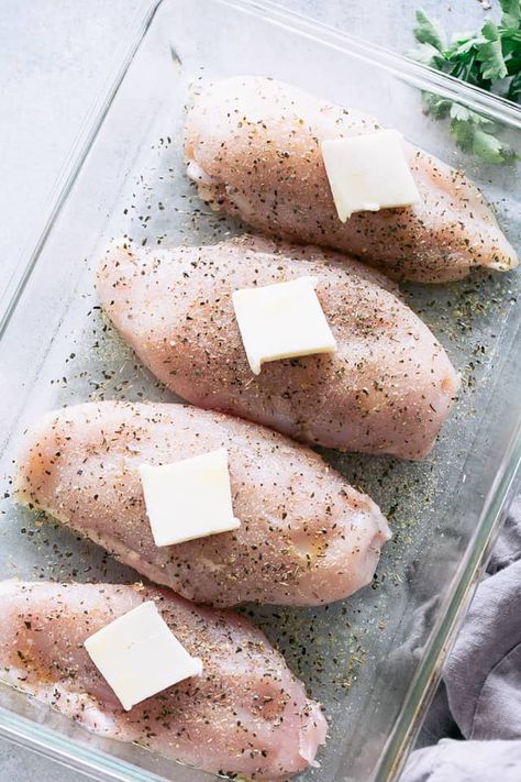 Easy Baked Chicken Breast Recipe - Diethood Low Carb Recipes, Easy Baked Chicken Breast, Easy Baked Chicken Breast Recipes, Baked Chicken Breast, Chicken Breast Recipes Baked, Baked Chicken Recipes Easy, Baked Chicken Recipes Oven, Baked Skinless Chicken Breast, Slow Baked Chicken Breast