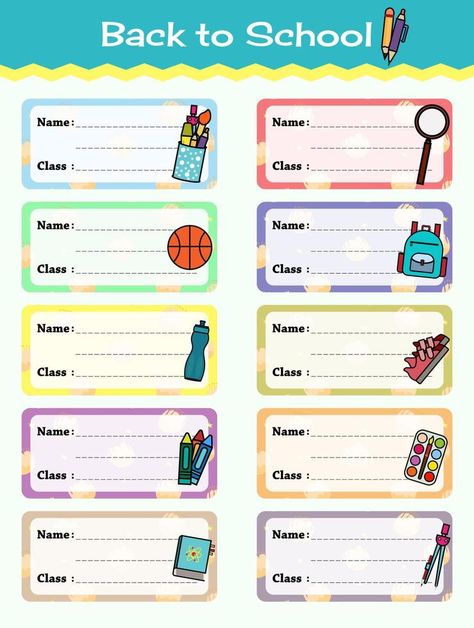 Labels Design For School, Name For Notebooks Design, Stickers For Notebooks Student, Name Section Subject Template, Subject Design Notebook Sticker, Name Class Subject Template, Name Grade And Section Template, Name Subject Design, Notebook Subject Labels Aesthetic