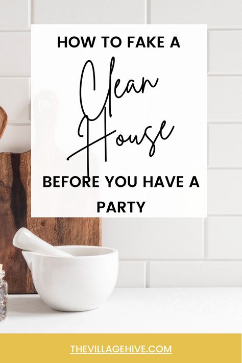 Here are the few things I suggest doing to fake a clean house for a party Ideas, Tips, Fake, Birthdays, Event, Party, Event Ideas, How Are You Feeling, House