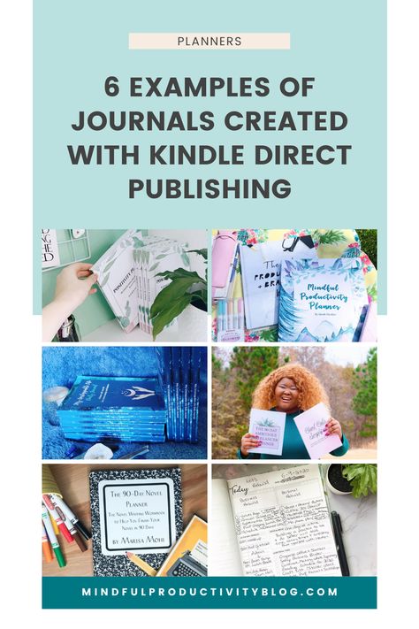 Thinking about self-publishing your own journal, planner, or workbook? Kindle Direct Publishing or KDP is a great way to get your planner out into the world for minimal cost! Take a look at some of these gorgeous journals and planners that students have created that now sell around the world! #selfpublishing #kindledirectpublishing #planners #productivity Writing A Book, Journal Prompts, Kindle, Helpful Hints, Workbook, Kindle Publishing, Journal Planner, How To Make Planner, Journal Business