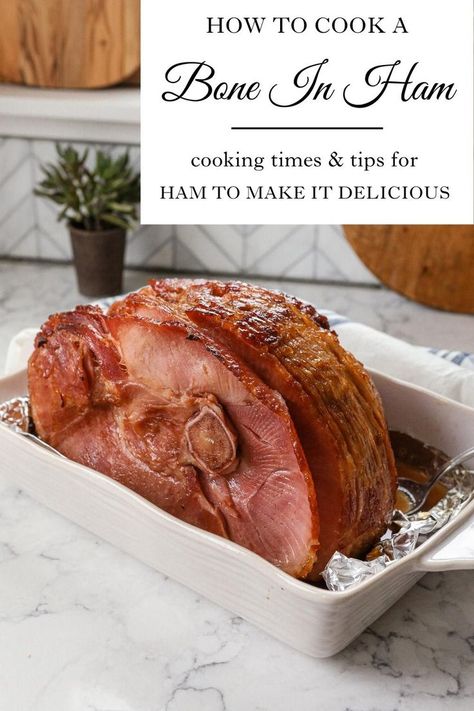 How to cook a bone in ham Christmas, Beef, Ribs, Long, Favorite, Yum, Ham, Meat, Eat
