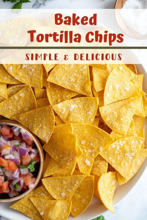 You're going to LOVE how simple and delicious these Homemade Baked Tortilla Chips are! I love to make them when I have extra corn tortillas lying around and they turn out just SO crispy and perfect. Love, Ideas, Baked Tortilla Chips, Baked Corn Tortilla Chips, Homemade Tortilla Chips, Homemade Corn Tortillas, Baked Corn Tortillas, Homemade Tortillas, Homemade Nachos