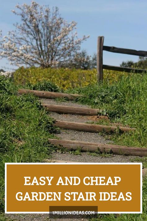 Adding DIY steps and stairs to your garden is a great way to enhance your outdoor landscaping, so if you are finding… Back Garden Landscaping, Camping, Diy, Garden Steps Diy, Outdoor Wood Steps, Backyard Landscaping, Outdoor Steps, Outdoor Landscaping, Large Backyard Landscaping