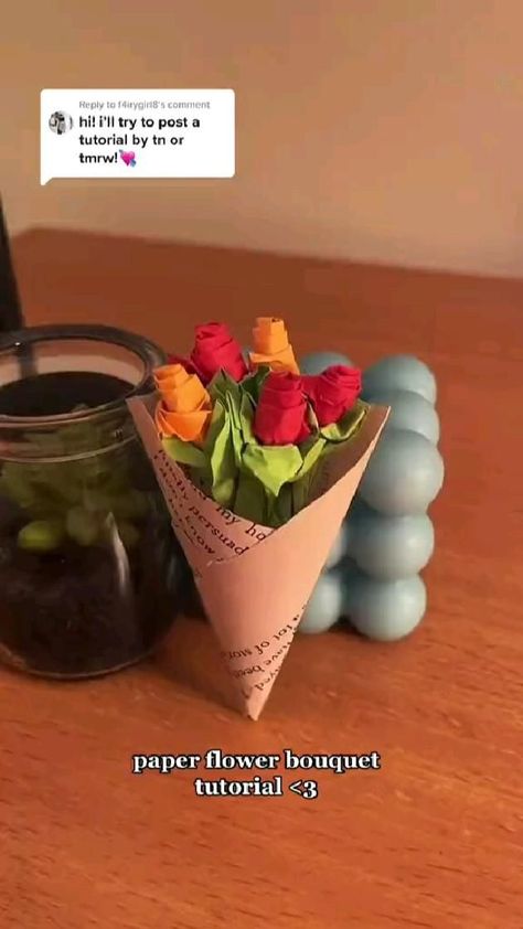 Kawaii, Origami, Diy, Ideas, Pinterest Diy Crafts, How To Make Paper, Cute Crafts, Handmade Flowers Fabric, How To Make Paper Flowers