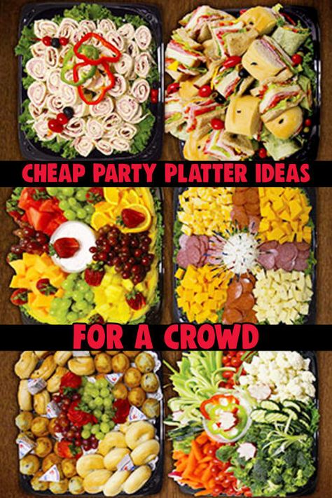 Party platter ideas pictures. Large Batch Party Food - Inexpensive Snacks For Large Groups Parties, Brunch, Inexpensive Party Food, Party Trays Ideas Food Platters, Cheap Party Snacks, Party Food Platters, Large Party Food, Cheap Party Food, Party Food Trays