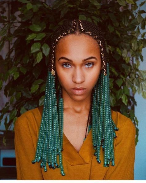 Everything you need to know to care for and maintain your cornrows. Hairstyle, Girl Hairstyles, New Hair, Black Girls Hairstyles, Cool Hairstyles, Natural Hair Styles, Afro, Braids With Beads, Box Braids Hairstyles