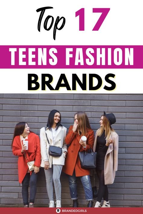 Clothing Brands for Teenagers-Top 17 Teens Fashion Brands Teen Clothing Brands, Youth Clothing, Girls Clothing Brands, Youth Fashion, Teen Clothing Trends, Best Clothing Brands, Tween Fashion, Teenage Clothing, Tween Outfits