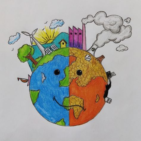 World earth day drawing / Earth day drawing / save earth drawing #earthday #worldearthdat #saveearth Art, Earth Day Drawing, Earth Day Posters, Poster On Earth Day, Earth Day Projects, Earth Day Pictures, World Earth Day, Earth Day, World Environment Day