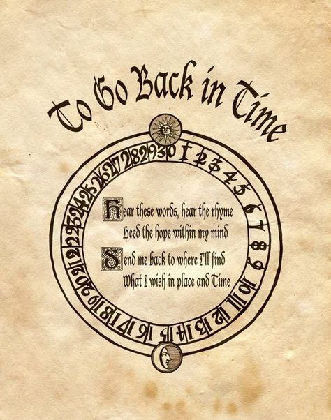 To Go Back In Time Chant {Printable Spell Page} | Witches Of The Craft® Wicca, Spells For Beginners, Charmed Spells, Witchcraft Spell Books, Spell Book, Wiccan Spell Book, Witch Spell Book, Magick Spells, Magic Spell Book