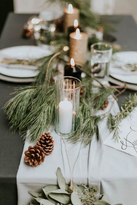 All your winter greenery questions solved! From decor, floral, centerpieces and more, here is your ultimate guide to picking something perfect for your big day. Click for the only guide you'll need to navigate greenery for your winter wedding. #weddingideas #winterweddingideas #winterweddings #winterweddingdecorations Winter Wedding Decorations, Winter Wedding Table, Winter Wedding Centerpieces, Winter Wedding Inspiration, Winter Wedding, Winter Bridal Showers, Winter Wonderland Wedding, Rustic Wedding, Winter Table
