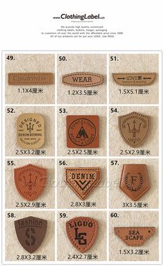 Leather Craft, Shirts, Leather, Mac, Leather Label, Leather Patches, Clothing Labels, Leather Cuts, Custom Leather