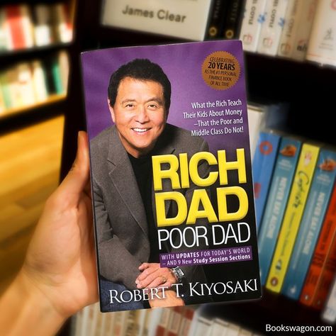 'Rich dad Poor dad' written by Robert Kiyosaki and Sharon Lechter is a non-fiction book on personal finance. The book imparts knowledge on the necessity of #financial #independence, financial literacy, etc. If you are someone who does not know how to manage finance then this book is your holy grail. Purchase the book from Bookswagon at a discounted price. #nonfictionbooks #Personal #Finance #book #financeducation Rich Dad Poor Dad Book, Rich Dad Poor Dad, Rich Dad Poor Dad Book Cover, Rich Poor Dad, Rich Dad, Dad Books, Total Money Makeover, Dads, Financial Education
